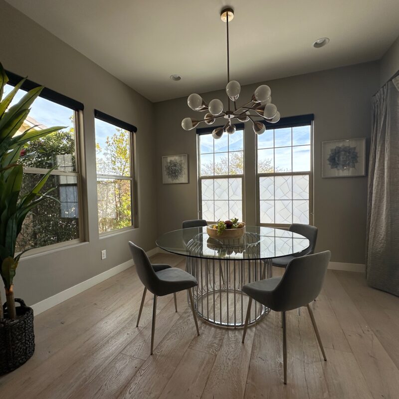 Staged Breakfast Nook with Natural Light, Stage The Space Home Staging and Redesign